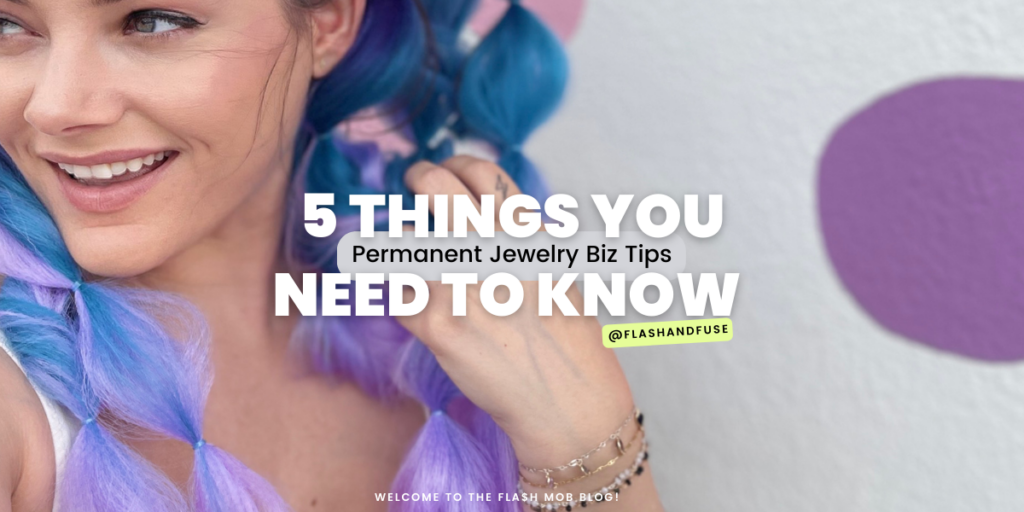 Permanent jewelry safety tips for your permanent jewelry business. 